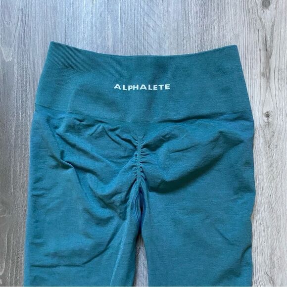Alphalete Amplify High Rise legging NEW Small Ocean Teal - Picture 8 of 14